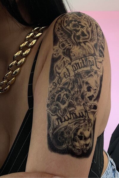 TAKIŞTIR Geçici Karışık Figür Dövme Tattoo
