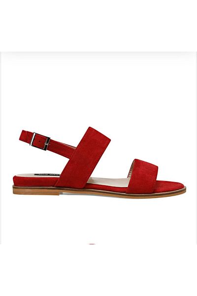 Nine west red sandals top