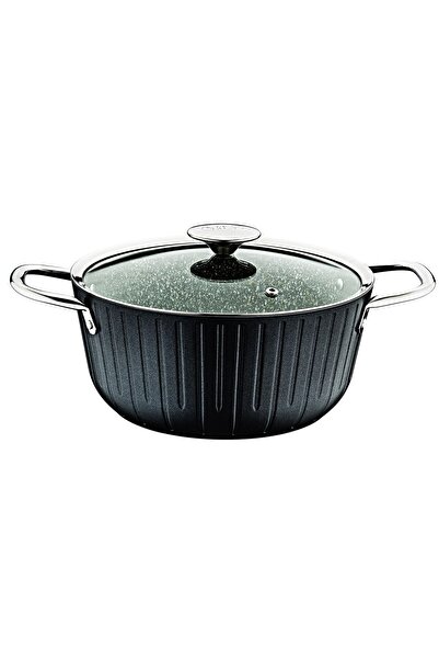 OMS Colonna -3118 - 2 Parça, Cam Kapaklı, 20x10 Cm, 2,5 Litre, Bio Granit, De...