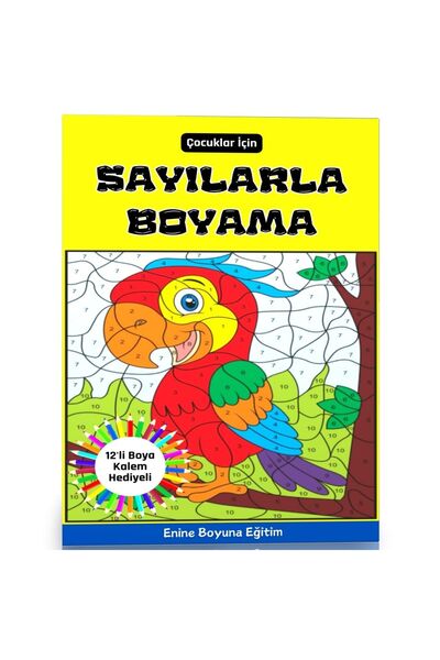 EBE Enine Boyuna Eğitim Coloring Book with Numbers for Kids
