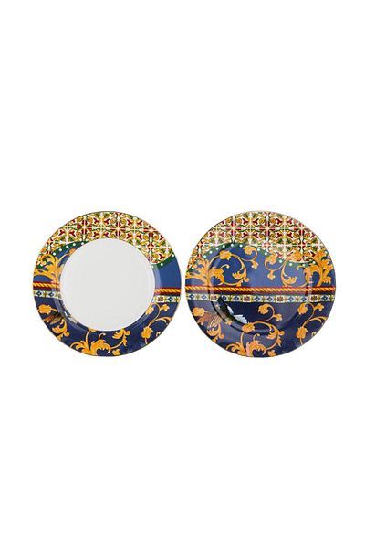 Lucky Art Hannah Bone 6-Piece Lyeg Plate Set - 216