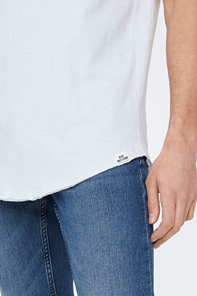 Only & Sons Ανδρικό μπλουζάκι Onsbenne Crew Neck 22017822 Α.μπλε