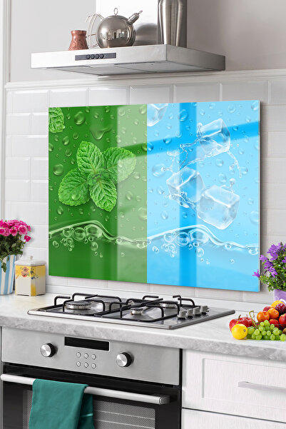 Onbiya Vrhunski zaštitnik za stakleni kuhinjski šporet | Menta, Led