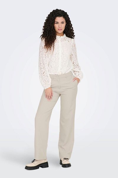 ONLY Women's Onllana Classic Trousers 15267759 Stone