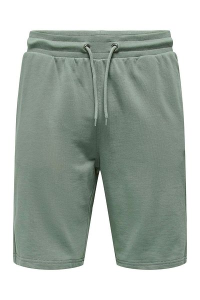 Only & Sons Ανδρικό σορτς χακί - 100% βαμβάκι, Onsneıl Waist Tie, 22015623