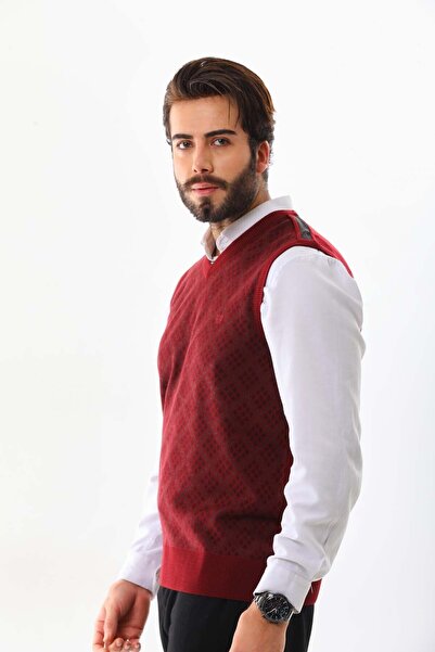 Pelikan Чоловічий светр з V-подібним коміром 9614 Кереміт