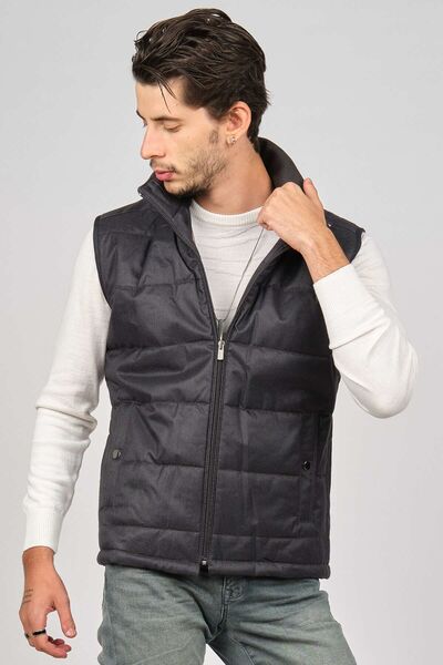 daynax Чоловічий жилет з кишенями 492800 Антрацит