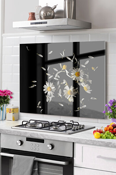 Onbiya Висококачествен протектор за гръб за кухненски стъклен котлон | Дейзи