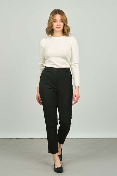 Buket Women's High Waist Trousers 1250 Black