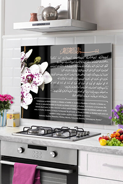 Onbiya Protector de spate pentru aragaz din sticla de bucatarie premium |   R...