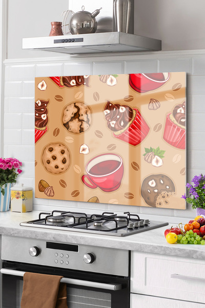 Onbiya Premium Kitchen Glass - Stove Back Protector