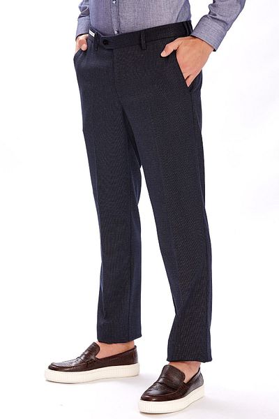 Ecer Ανδρικό παντελόνι Odessa Regular Fit 0371636120 Navy Blue