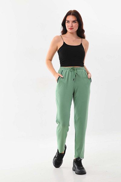 Sistas Pantaloni de damă cu formă confortabilă legați în talie 23413 Çağla