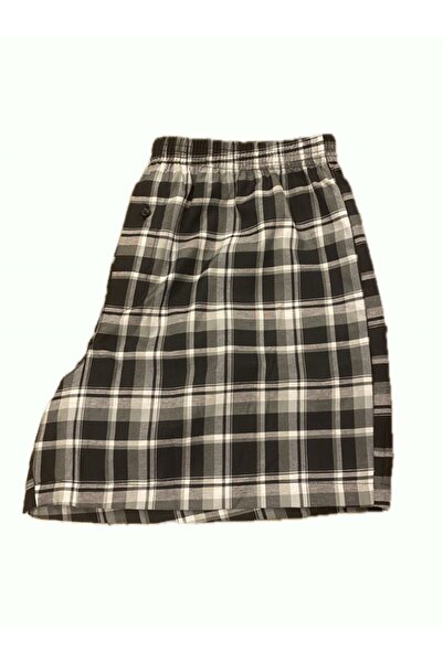 BICCA Ανδρικά εσώρουχα μπόξερ Premium Comfort Series, βαμβακερά καρό, πακέτο 3 τεμαχίων - Μαύρο καρό