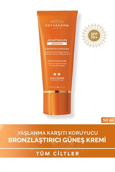 Institut Esthederm Adaptasun Bronzing Sunscreen Cream for Sensitive Skin SPF 30 50 ml