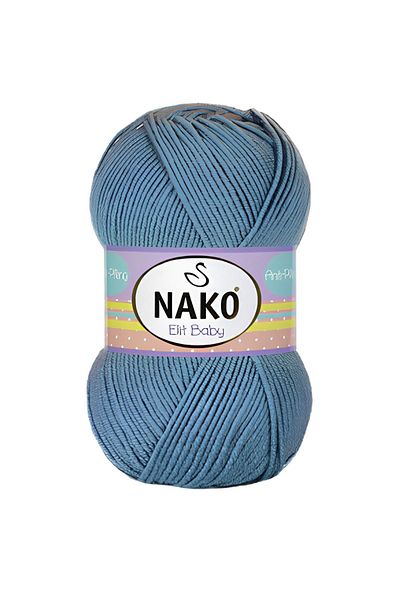 NAKO 1986 Model Elite Baby Knitting Lanyard Baby Wool - 100 Gr
