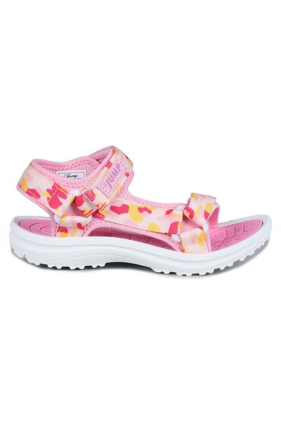 Jump 30066 Sandale de zi cu zi cu velcro pentru fete roz