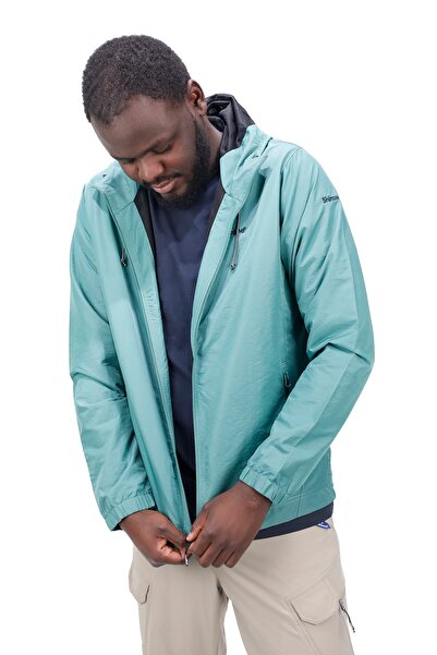 Shinzone Erkek Suya ve Rüzgara Dayanıklı Mint Yeşil Yağmurluk