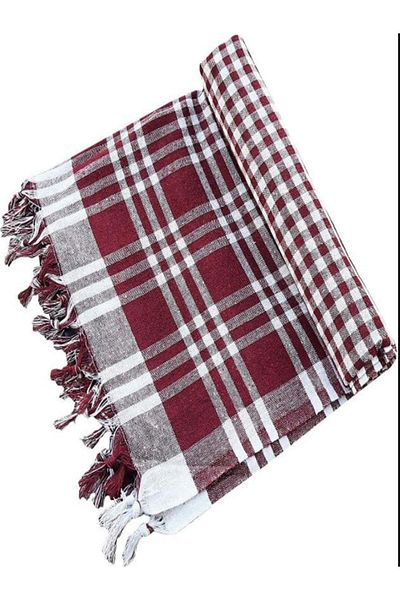 GOLDRİSE Large Size Claret Red Tableware Cloth - Multi-Purpose Picnic Cloth, 170x170