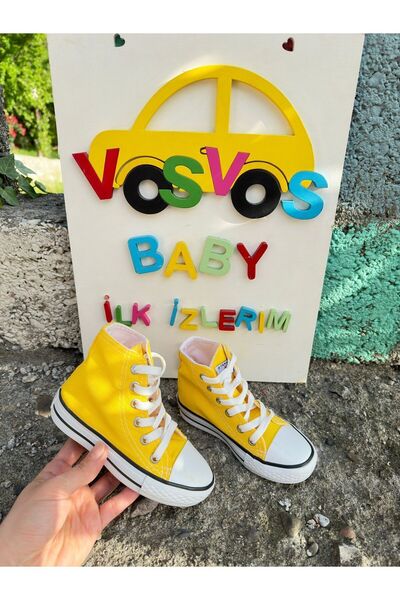 VOSVOSBABYSTORE Cizme galbene pantofi sport (MULTARE COMODĂ/LARGE)