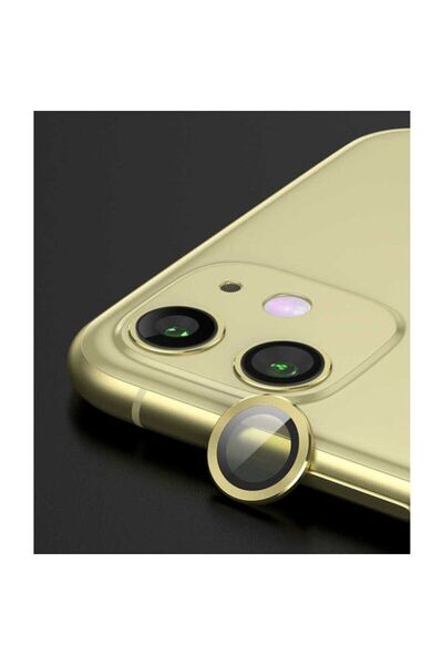 MCASERING iPhone 11 Compatible Camera Protector Gold Color