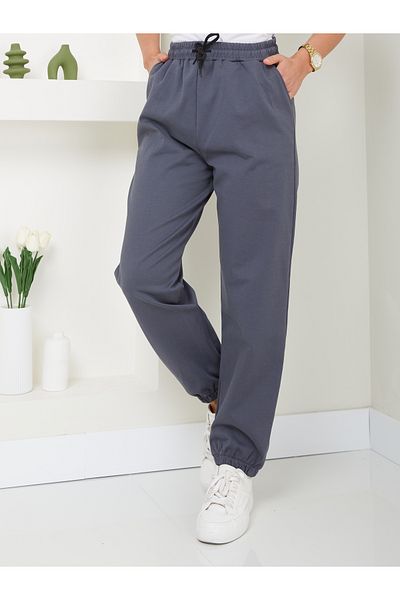 VOLT CLOTHİNG Übergroße Jogginghose – Elastisches Bein und Taille