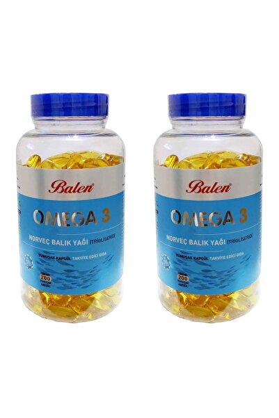 Balen Omega 3 Norveç Balık Yağı 1380 Mg 200 Kapsül X 2 Adet ( Form)