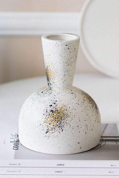 Beige & Stone Διακοσμητικό αντικείμενο Laura Gilded Vase
