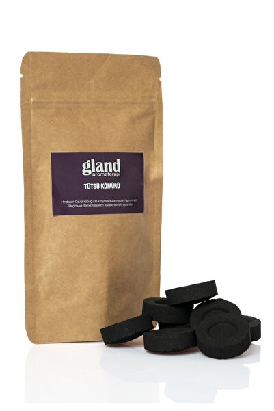 GLAND Aromaterapi 12 Adet Tütsü Kömürü Hindistan Cevizi Kömürü