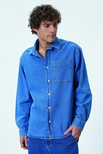 Koton Denim Shirt - with Pocket Details