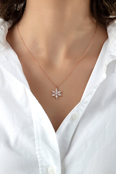 Else Silver Gümüş Nergis Çiçeği Kolye