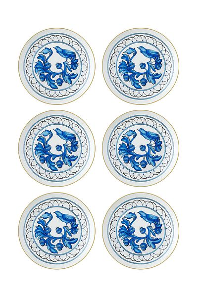 The Mia 6-Person Azul Cake Plate