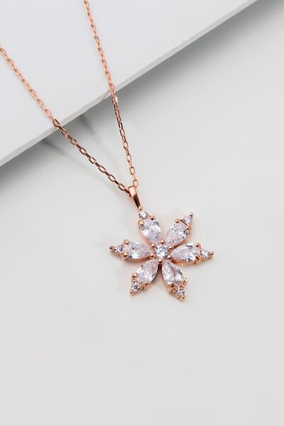 Else Silver Gümüş Nergis Çiçeği Kolye