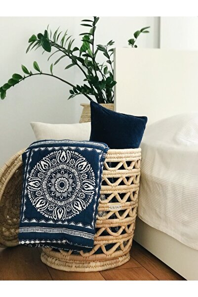 Savana El Yapımı Sanatları Vervain Hasır Sepet (ÇAP 50CM X YÜKSEKLİK 50 CM)