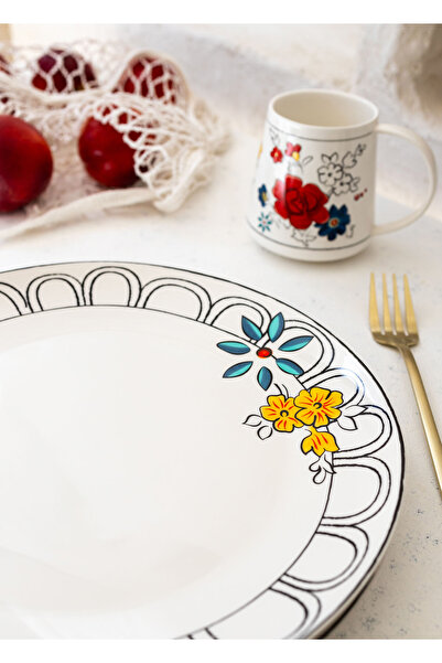 The Mia Mia Fiore Set of 6 Serving Plates