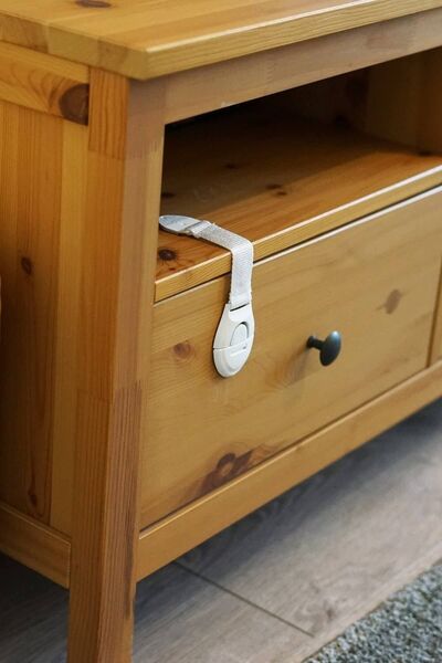 WAPPA 15 Baby and Child Safety Cabinet and Drawer Lock - Multi-Purpose 6 Socket Closers