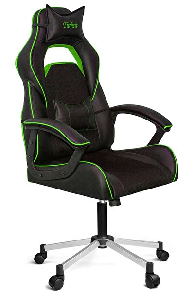 Türksit Range Yastıklı Yönetici ve Oyuncu Koltuğu F,Yeşil