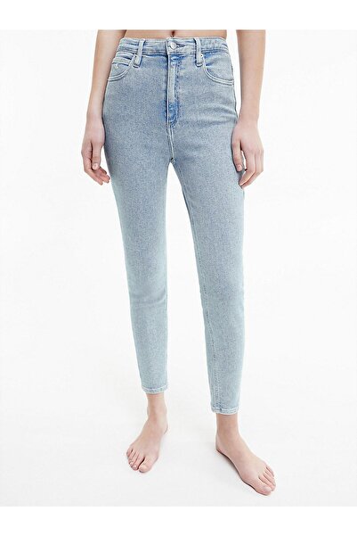 Calvin Klein Kadın High Rise Skinny Bilek Boy Kot Pantolon