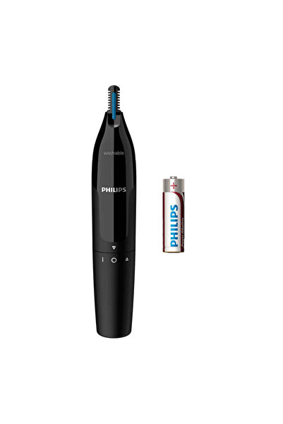 Philips Trimmer pentru nas și urechi, Trimmer pentru nas seria 1000, Black,, NT1650/16