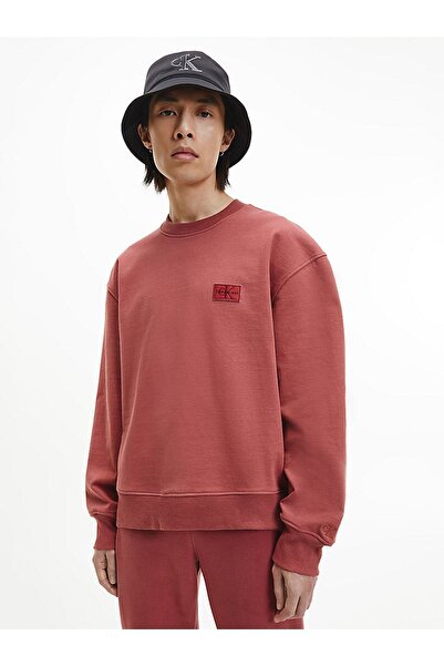Calvin Klein Erkek Relaxed Geri Dönüştürülmüş Pamuklu Kapüşonlu Sweatshirt