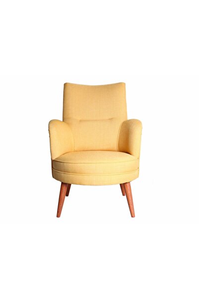 Ze10 Design Victoria Tekli Koltuk Sarı