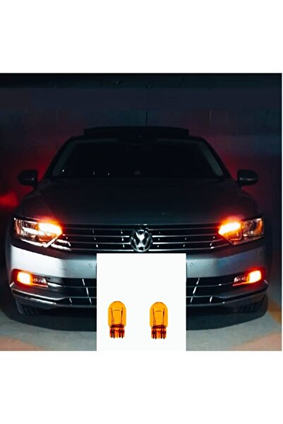 Erlight Vw Passat B8  Uyumlu Turuncu Gündüz Farı Ampulü T20 2 Adet
