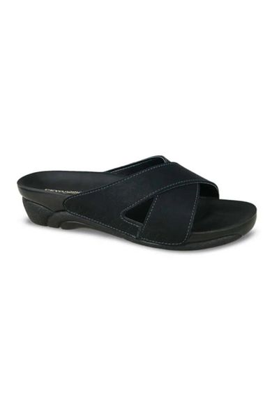 Ceyo Venice-9 Anatomical Women's Daily Slippers Black