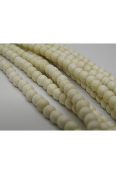 Yüksel Boncuk 4 mm Cream Turquoise Natural Stone String