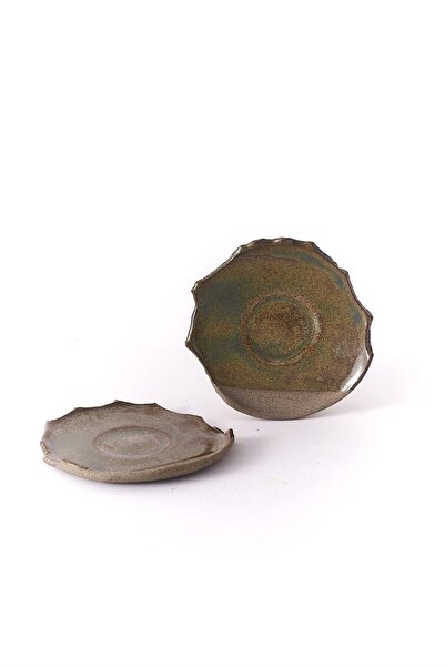 Pod Studio İkili Mini Ham Kontrast Çay Tabağı