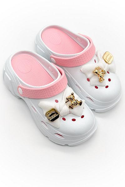 Shoebutik White Powder Suzi Slippers