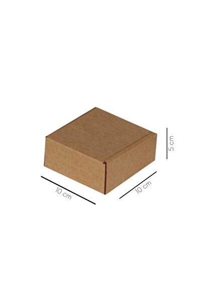 Genel Markalar 10x10x5 Cm Kilitli E-ticaret Kutusu 10 Adet