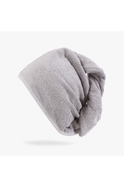 Green Black Gray Hair Dryer Towel