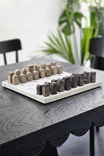 Pod Studio Ham El Yapımı Satranç Takımı