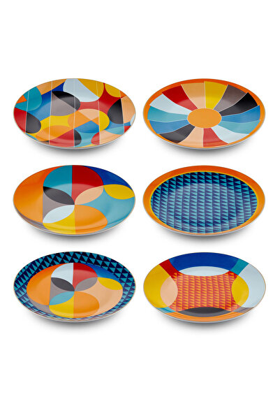 The Mia Shapes Pastry Plate for 6 People